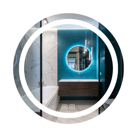 Lustro Led dotykowe z funkcją anty-pary piaskowane