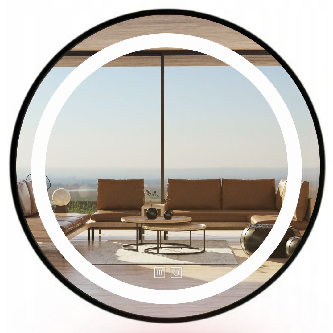 Lustro Led w ramie z funkcją anty-para